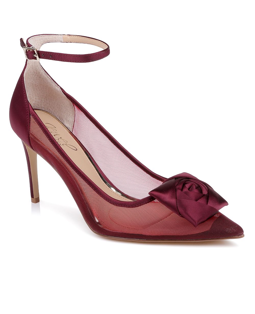 Jewel Badgley Mischka Women's Beckett Satin Pointed-Toe Stiletto Pumps