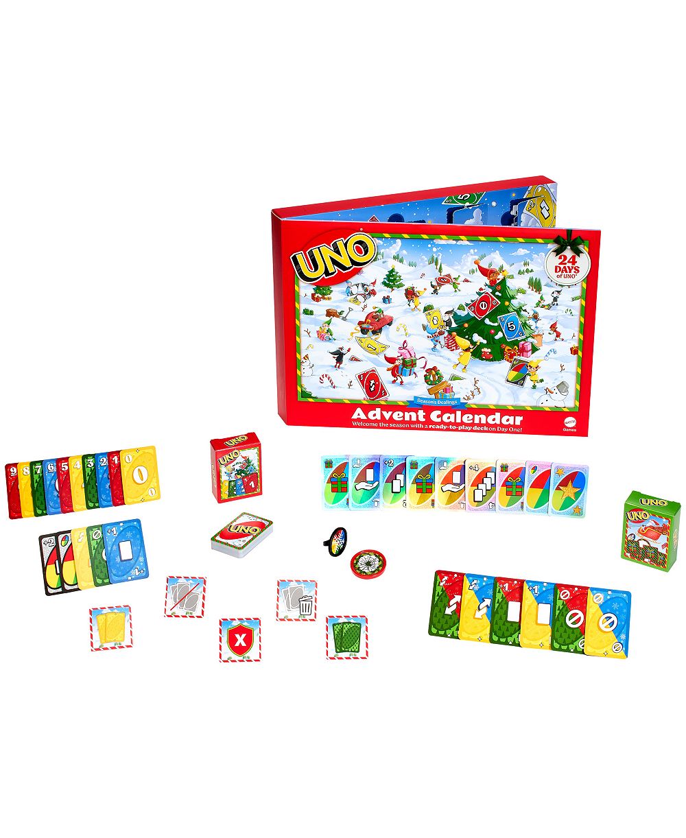 Mattel адвент-календарь UNO, возраст 7+