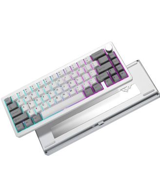Механическая клавиатура Lamicall AL68 60% Knob Tri-Mode Hot Swap Cocoa Cream V2 Linear