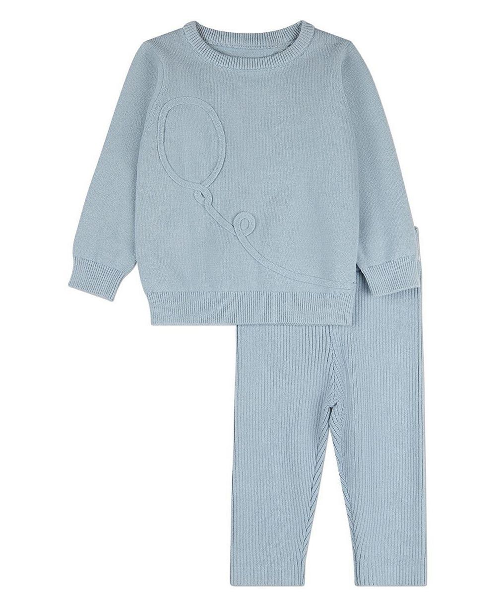 MeMoi Little Boys 2-3 Piece Toddler 100% Cotton Knit Set with Balloon Accent