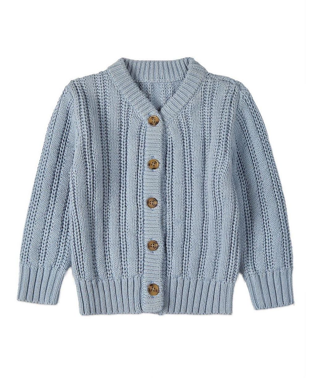 MeMoi Детский вязаный кардиган Oversized с косами, 3T-10