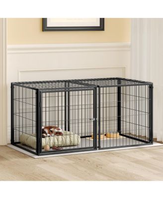 Streamdale Furniture Large Dog Cage and Playpen with Top Indoor Pet Kennel