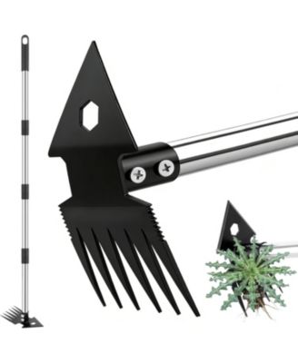 Садовый инструмент XDOVET 2-in-1 Weed Puller двухголовый пропольник из марганцовистой стали с длинной ручкой