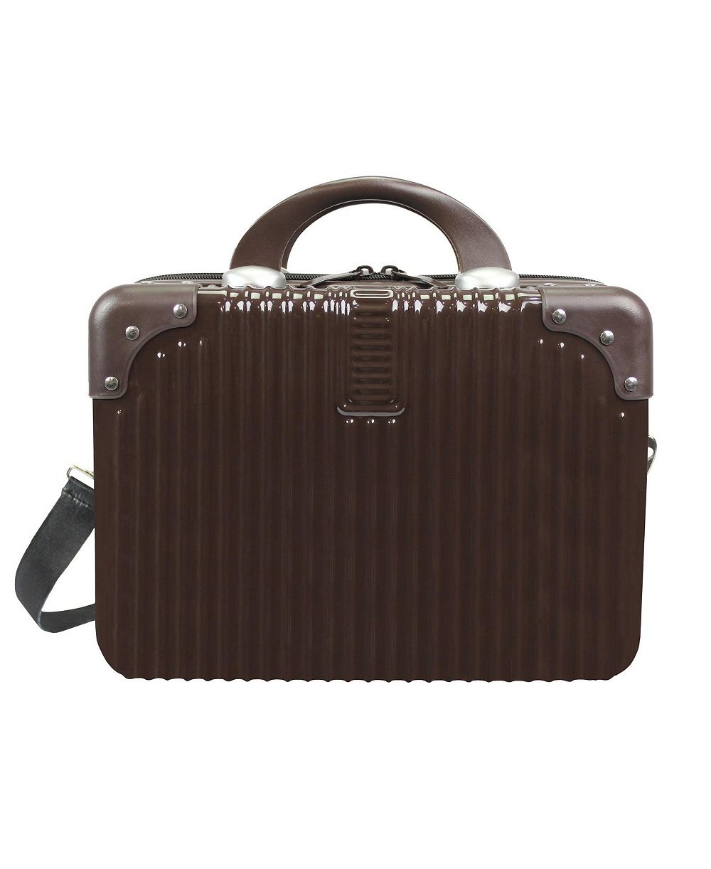World Traveler Chariot Hardside Cosmetic Case With Shoulder Strap For Women