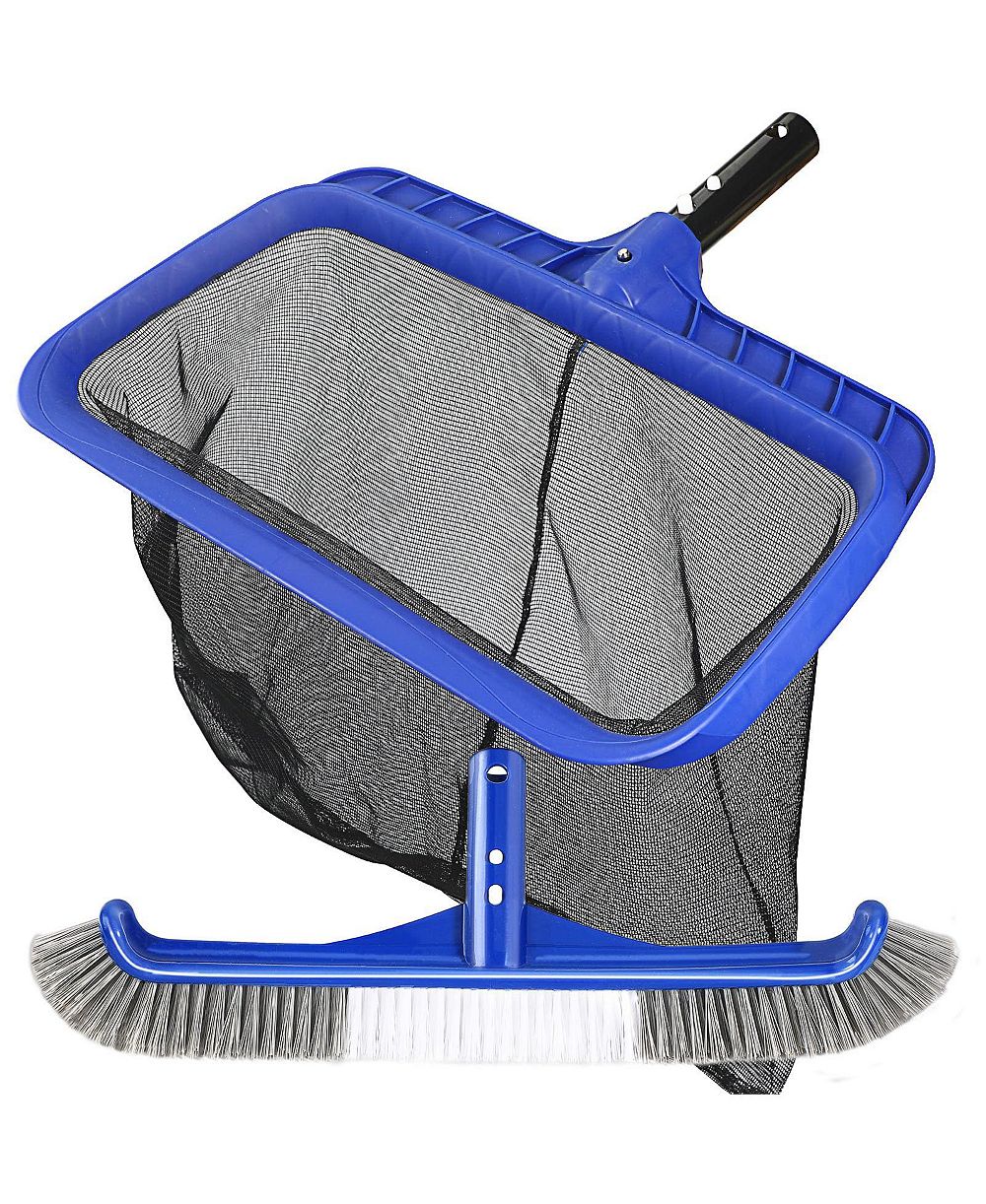 XDOVET Pool Brush Skimmer Kit Wall Cleaning Leaf Net Tool