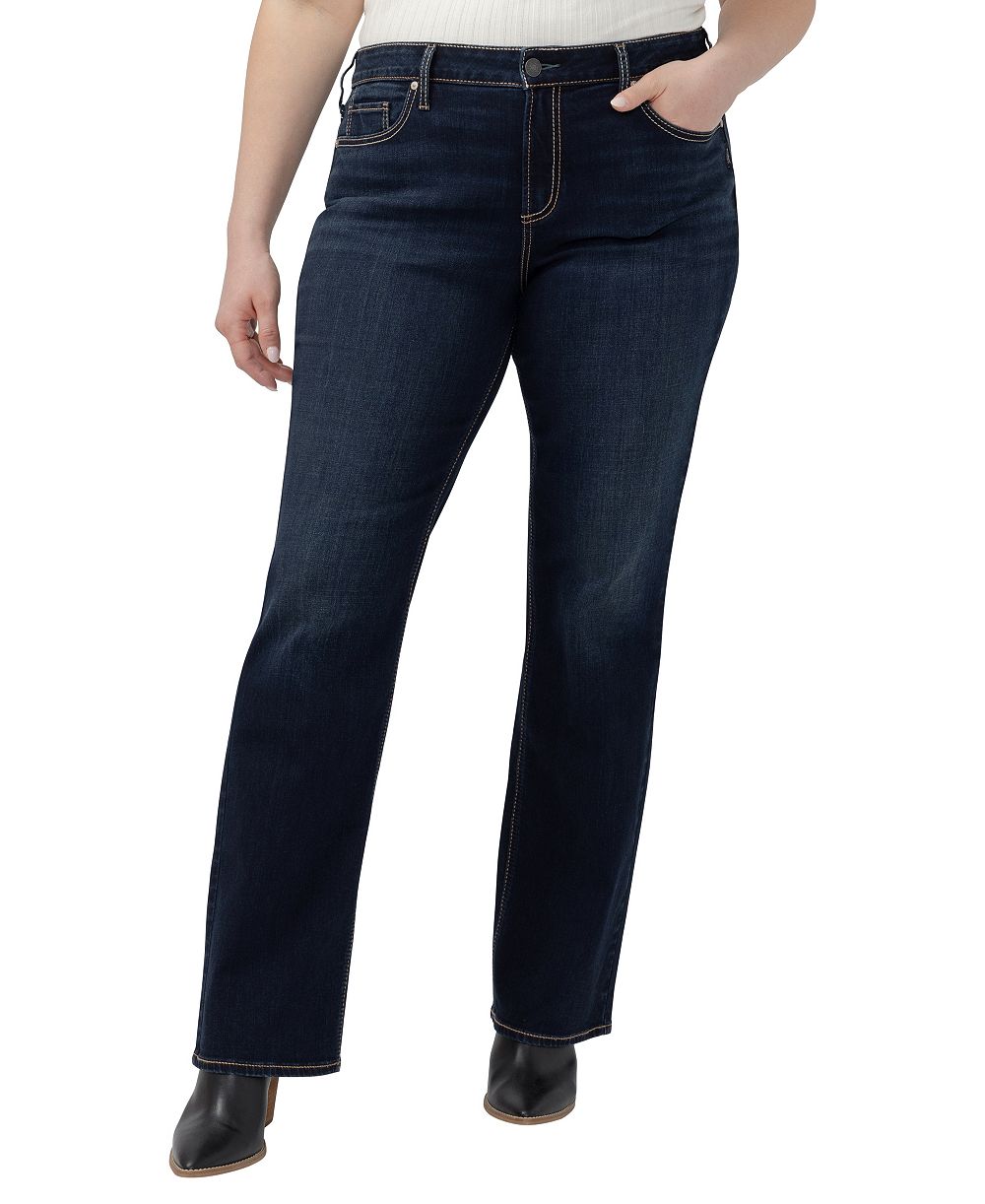Silver Jeans Co. Plus Size Suki Curvy Fit Slim Bootcut Jeans