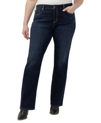 Silver Jeans Co. Plus Size Suki Curvy Fit Slim Bootcut Jeans