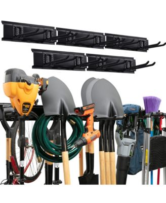 XDOVET Organizer Wall Mount Storrack Adjustable Hooks Anti-rust Garden Storage