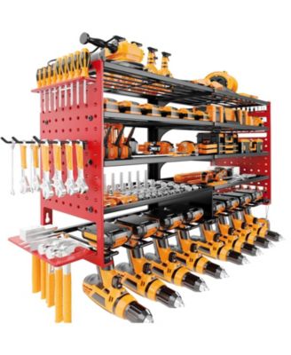 XDOVET Power Tool Organizer Wall Mount Metal Hanger Rack