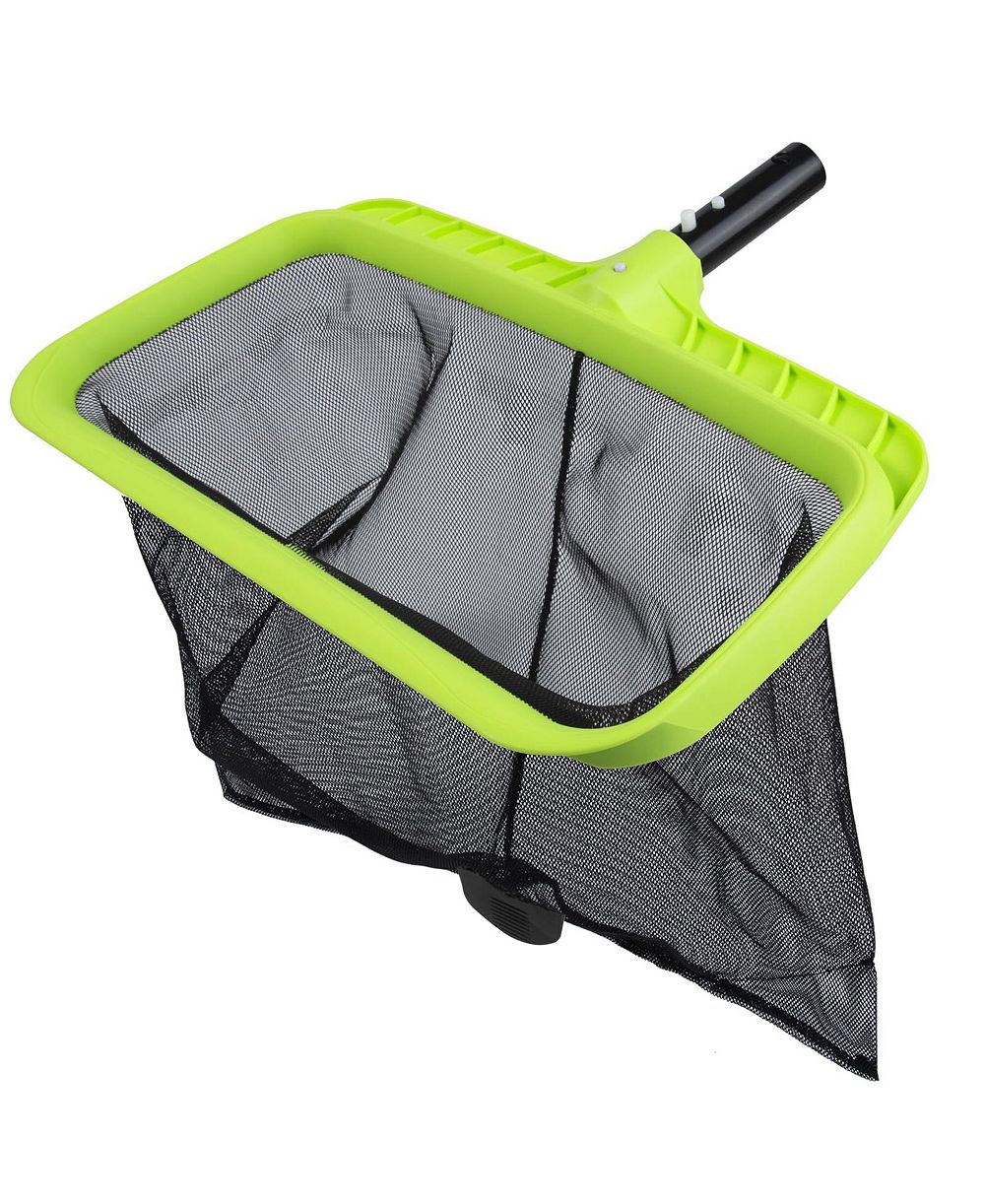 XDOVET Swimming Pool Leaf Skimmer Net Reinforced Frame Deep Rake Plastic Edge