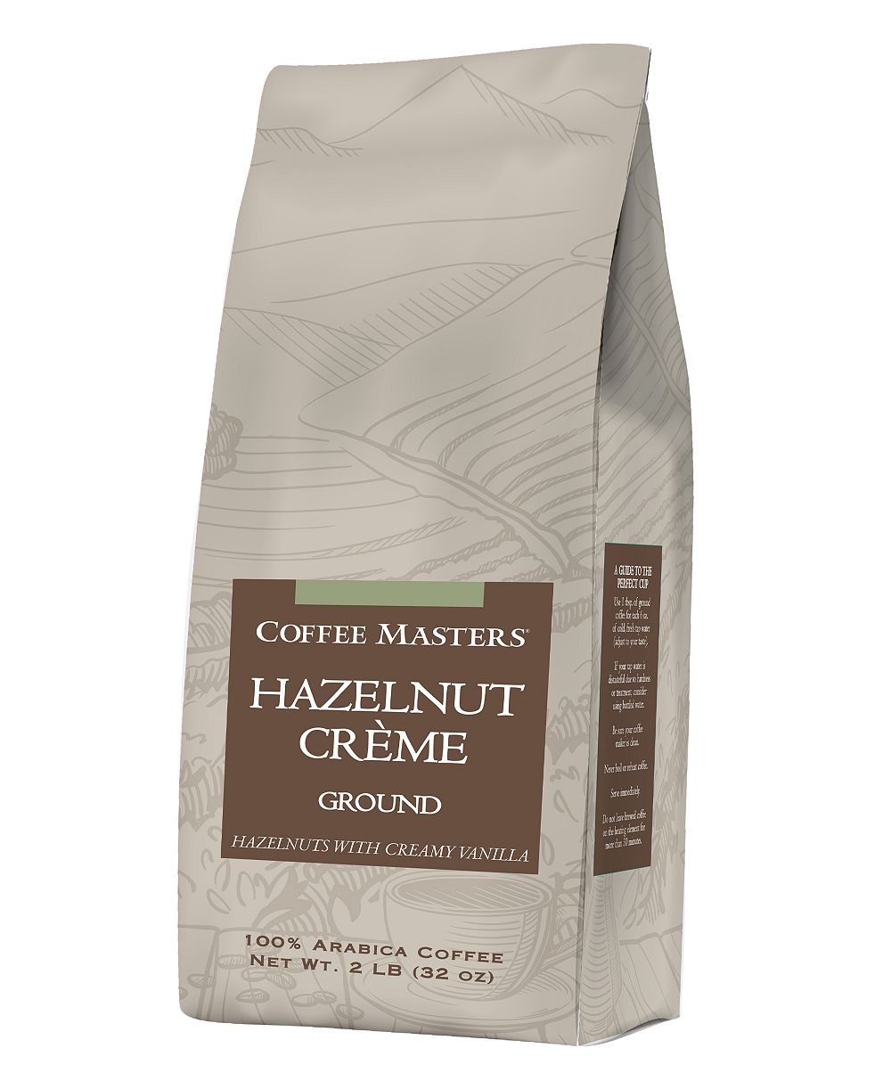Coffee Masters Inc. Hazelnut Creme Ground Coffee Bag, 2 lbs.