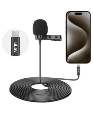 Movo uLav Wired-Omnidirectional Lavalier Microphone for iPhone 15