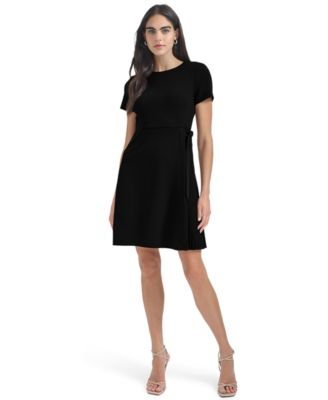 Женское плиссированное платье Calvin Klein Petite А-силуэта