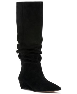 Vince Camuto Women's Vanisa Pointed Toe Slouchy Extra Wide-Calf Boots