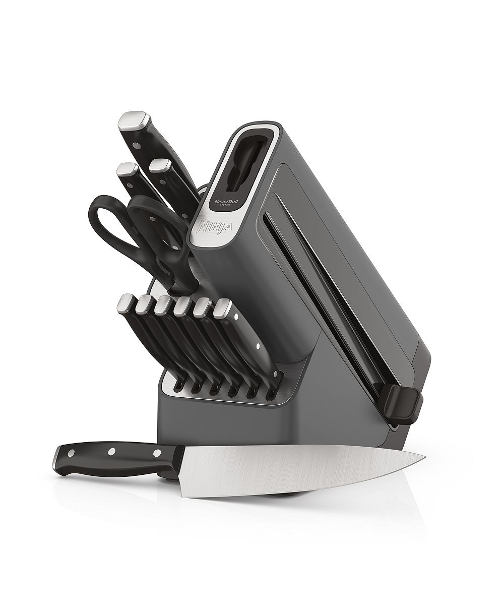 Ninja Foodi NeverDull Essential 12-Piece Built-in Sharpener Knife System