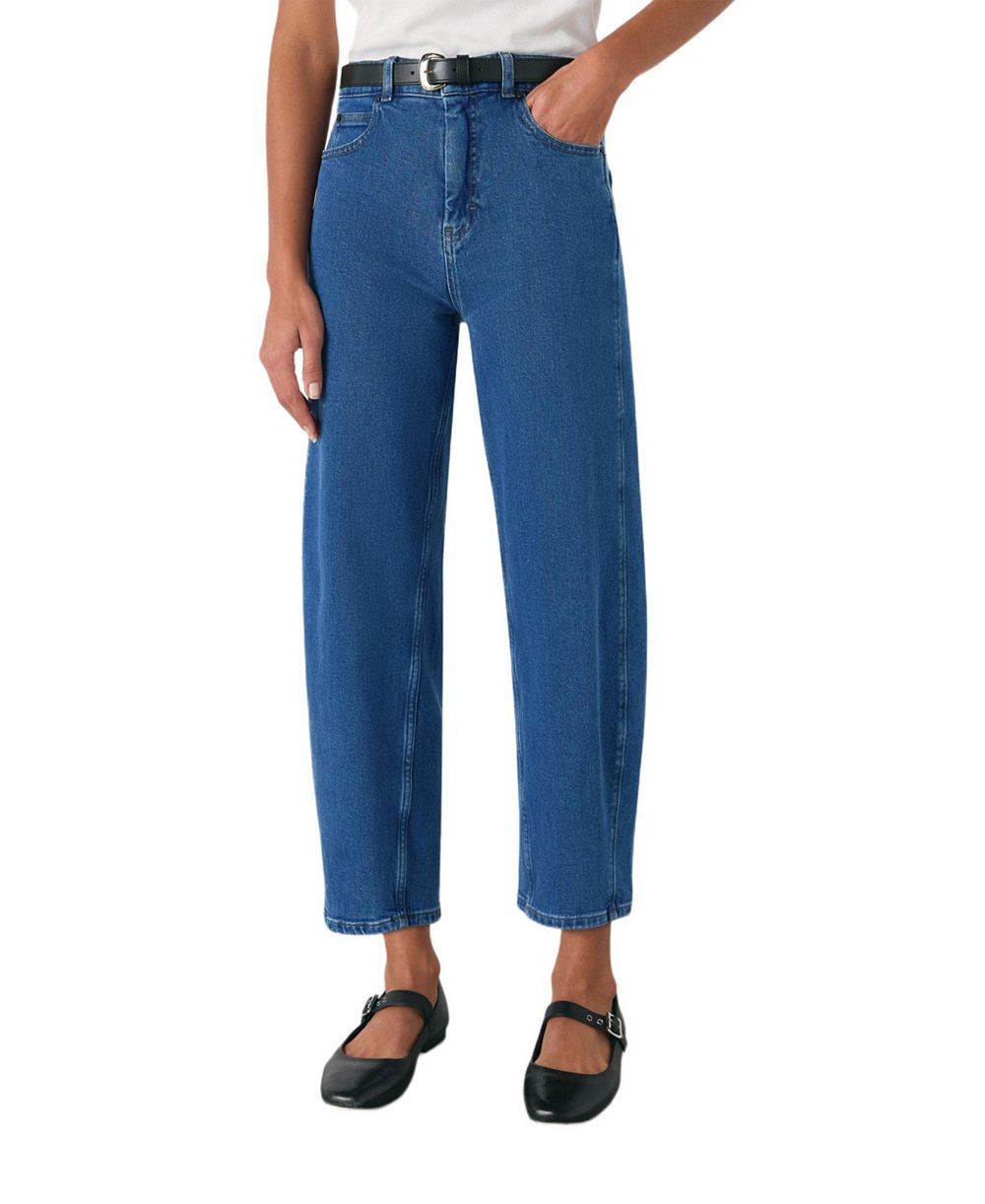 Whistles Women's High Waist Barrel Jeans