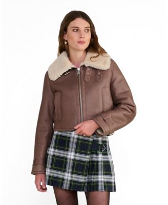 Женская куртка FURNIQ UK Women's Avery Shearling Aviator Jacket