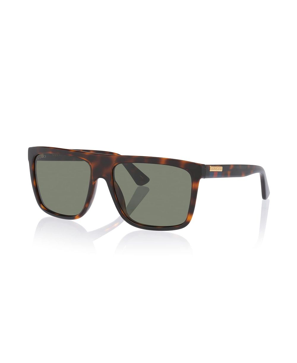 Gucci Мужские круглые прямоугольные солнцезащитные очки GG0748S