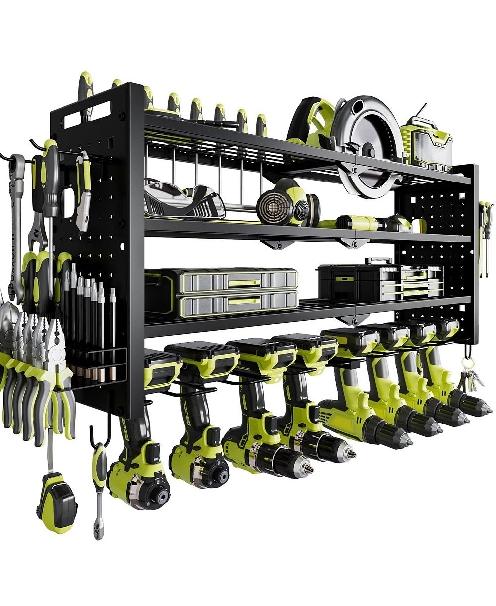 XDOVET Power Tool Organizer Wall Mount Drill Rack Holder
