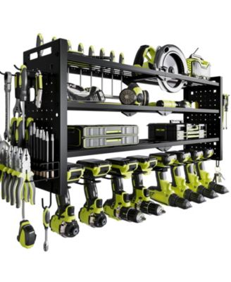 XDOVET Power Tool Organizer Wall Mount Drill Rack Holder