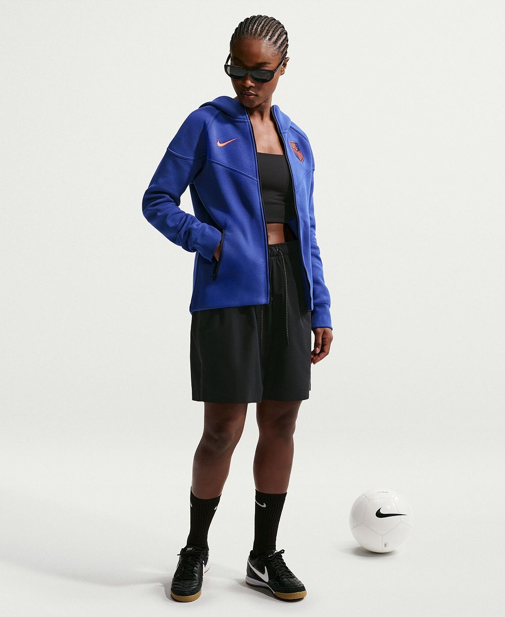 Женское худи Nike Tech Fleece Windrunner Full-Zip, Royal USMNT