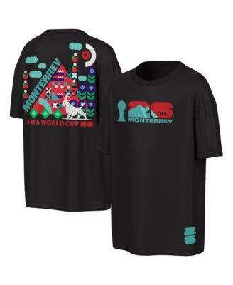 Outerstuff Men's Black FIFA World Cup 2026 Monterrey Big City Poster T-Shirt