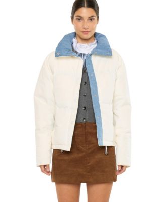 Женская пуховая куртка KanCan USA Yerba Relaxed Front-Snap Puffer Jacket
