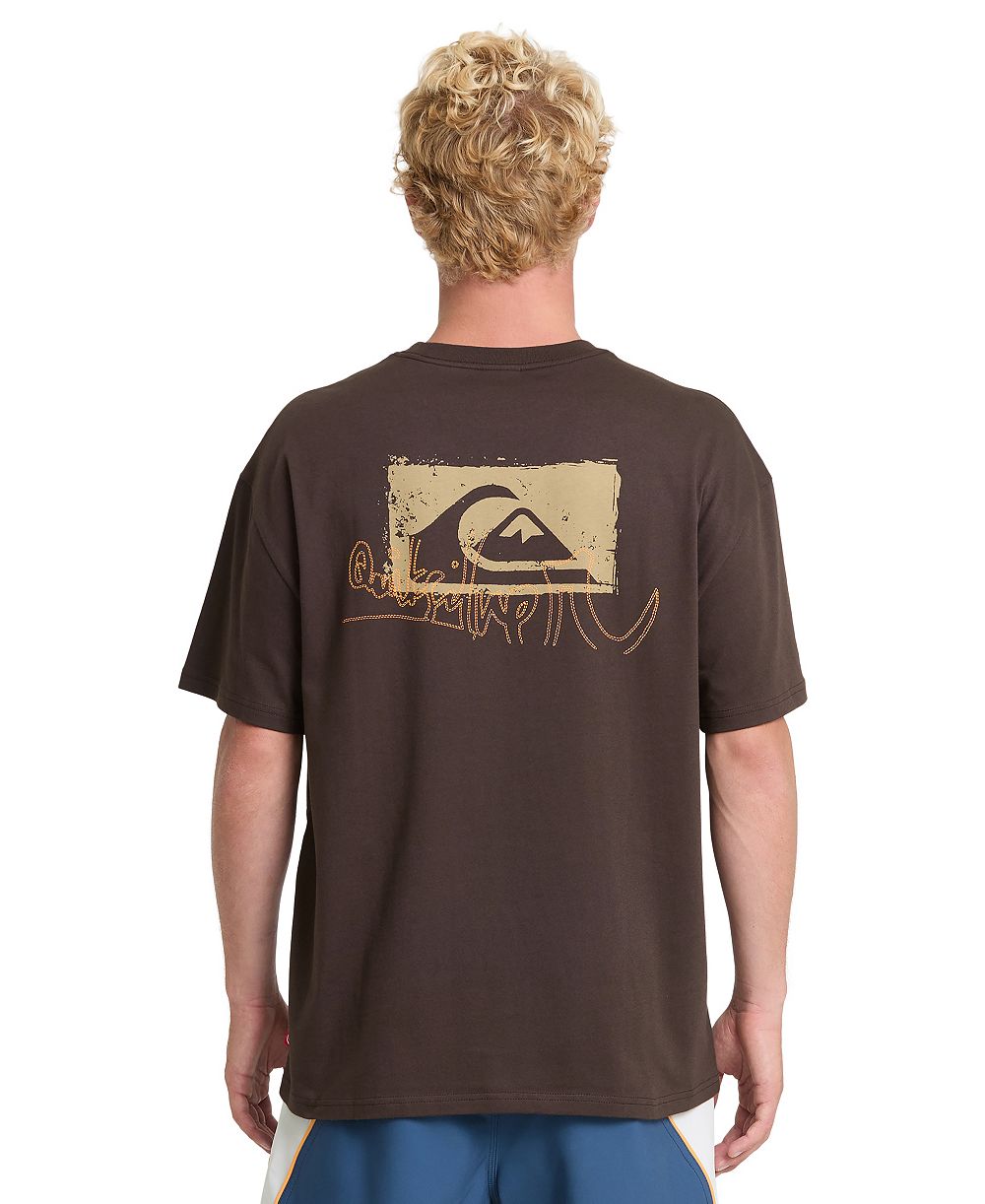 Quiksilver Men's Young Guns Impaired Embelish T-Shirt