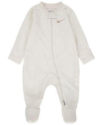 Nike Baby Boys' and Baby Girls' Essentials Velour Footed Coverall
