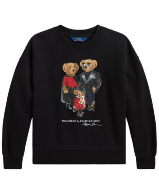 Polo Ralph Lauren детский свитшот с принтом Polo Bear Family для девочек 7-16 лет