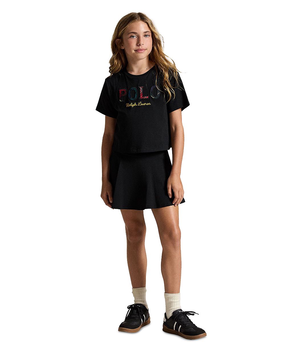 Polo Ralph Lauren Girls' 4-16 Tennis Stretch-Mesh Skort