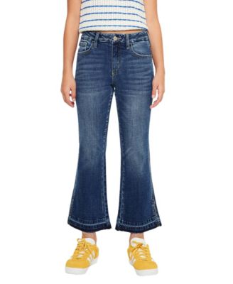 KanCan Big Girls Liza High Rise Crop Flare Jeans