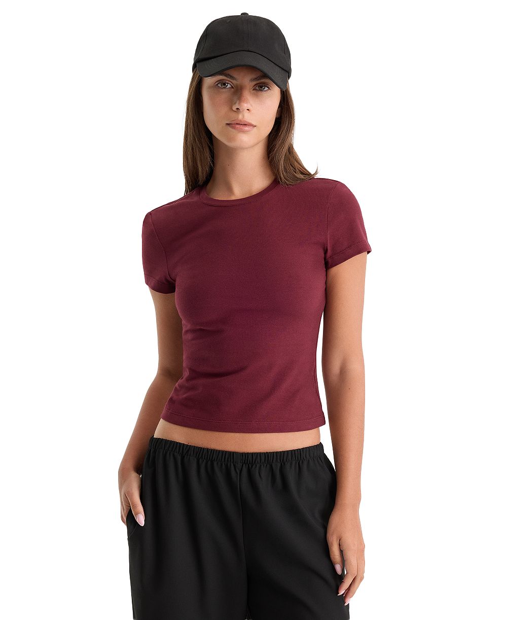 Good American футболка женская The Baby Tee