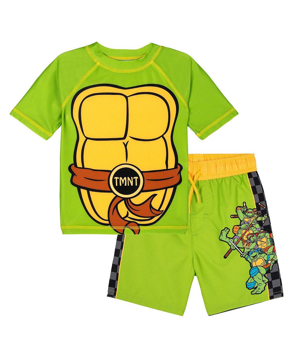 Детский комплект из рашгарда и плавок Teenage Mutant Ninja Turtles для мальчиков