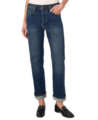 Джинсы Liverpool Los Angeles Petite Sloane Slouchy-Girlfriend с подворотами