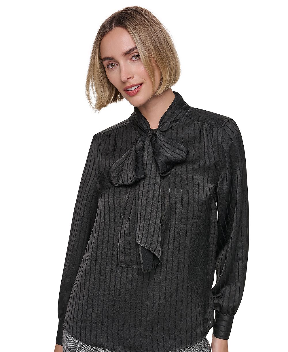 Sonia Rykiel женская длиннорукавная блузка с воротником и бантом