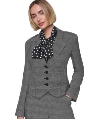 Женский укороченный жакет Sonia Rykiel с четырьмя пуговицами спереди