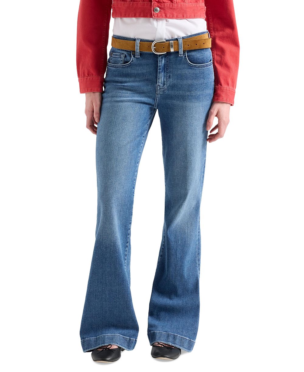 Женские джинсы 7 For All Mankind Dojo Tailorless Mid-Rise Flare