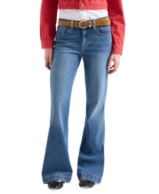 Женские джинсы 7 For All Mankind Dojo Tailorless Mid-Rise Flare