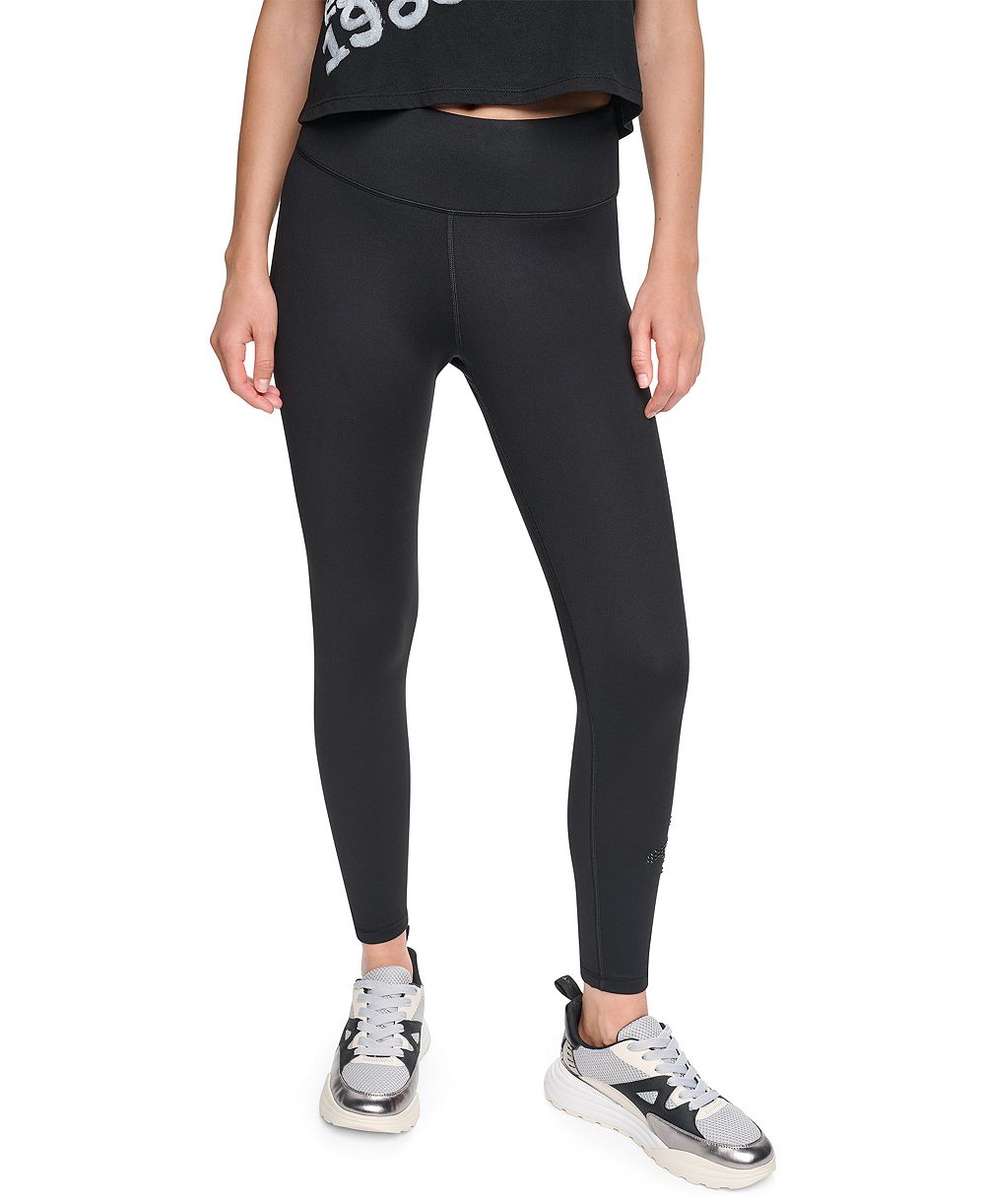 Женские леггинсы DKNY Sport Graffiti Logo High-Waist 7/8 Leggings