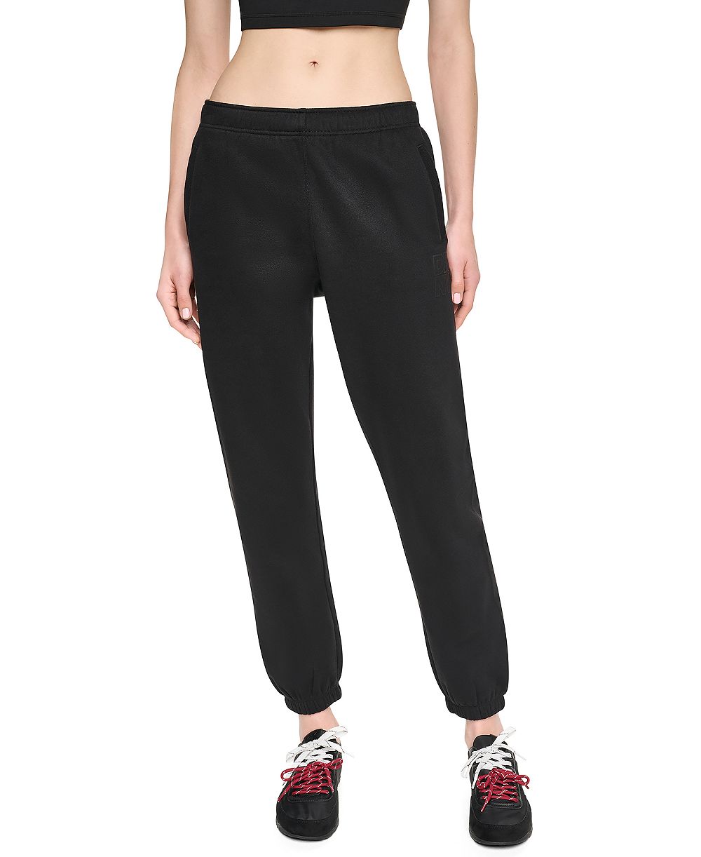 DKNY Sport Women's Stacked Puff Outline Animal High-Rise Jogger Pants