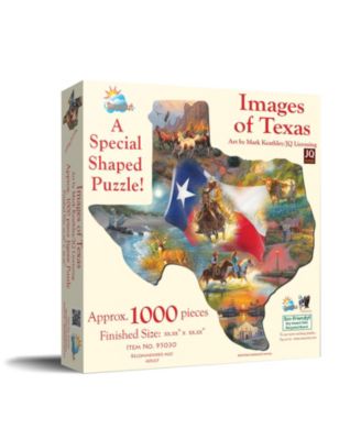 SunsOut Images of Texas Special-Shape 1000 Piece Jigsaw Puzzle, Ages 15+