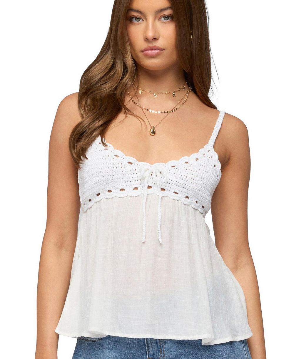 Edikted Женский топ Zephyr Crochet Babydoll
