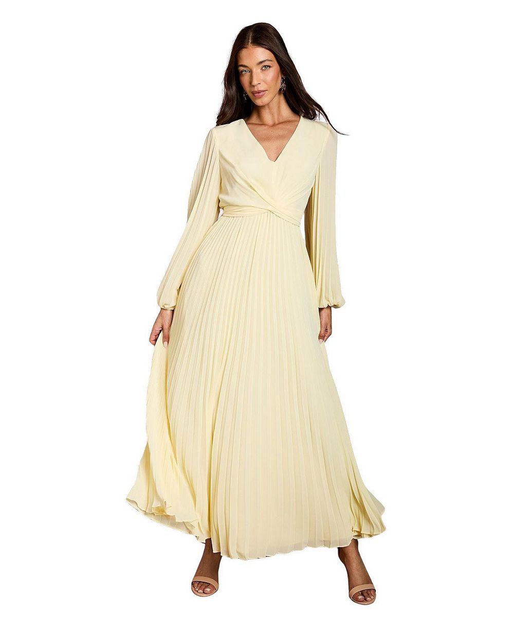 Женское платье Coast Pleated Wrap V-Neck Maxi