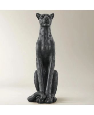 Z Gallerie Big Cat Statues Black Home Decor Modem Style Figurine Decorative Omaments