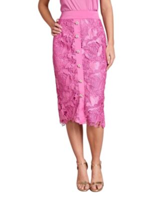 Coast Women's Lace Embroidered Pencil Skirt