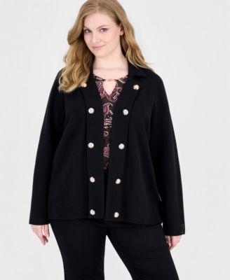 Женская куртка Jones New York Plus Size с отложным воротником