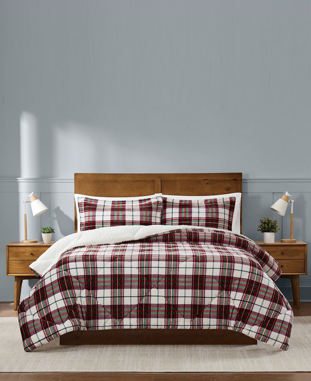 Комплект из 2-х покрывал Truly Soft Cuddle Warmth Marlon Plaid, Twin/Twin XL