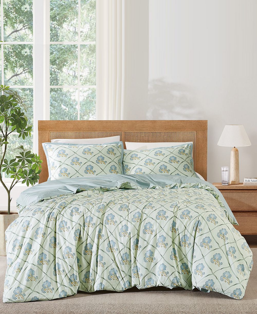Комплект из 3 одеял Brooklyn Loom Olivia Floral, Full/Queen