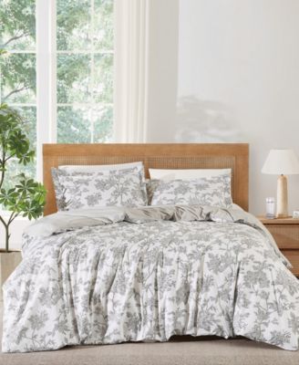 Brooklyn Loom Mila Floral 3-Piece Duvet Cover Set, King